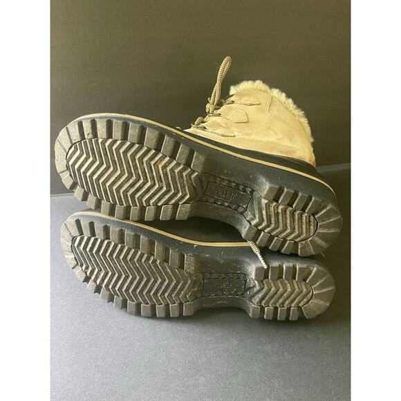 JBU by Jambu 8 M Women's Maldive Weather Ready Boots Faux Fur Lined Lace Up Tan - Picture 8 of 8